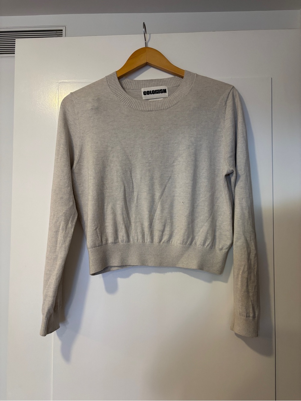 Light Gray Crewneck Sweater
